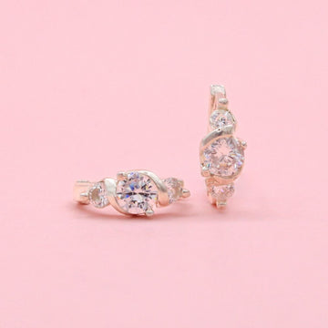 Grapa Especial con Incrustación de Zirconias Birllantes mod. 1411