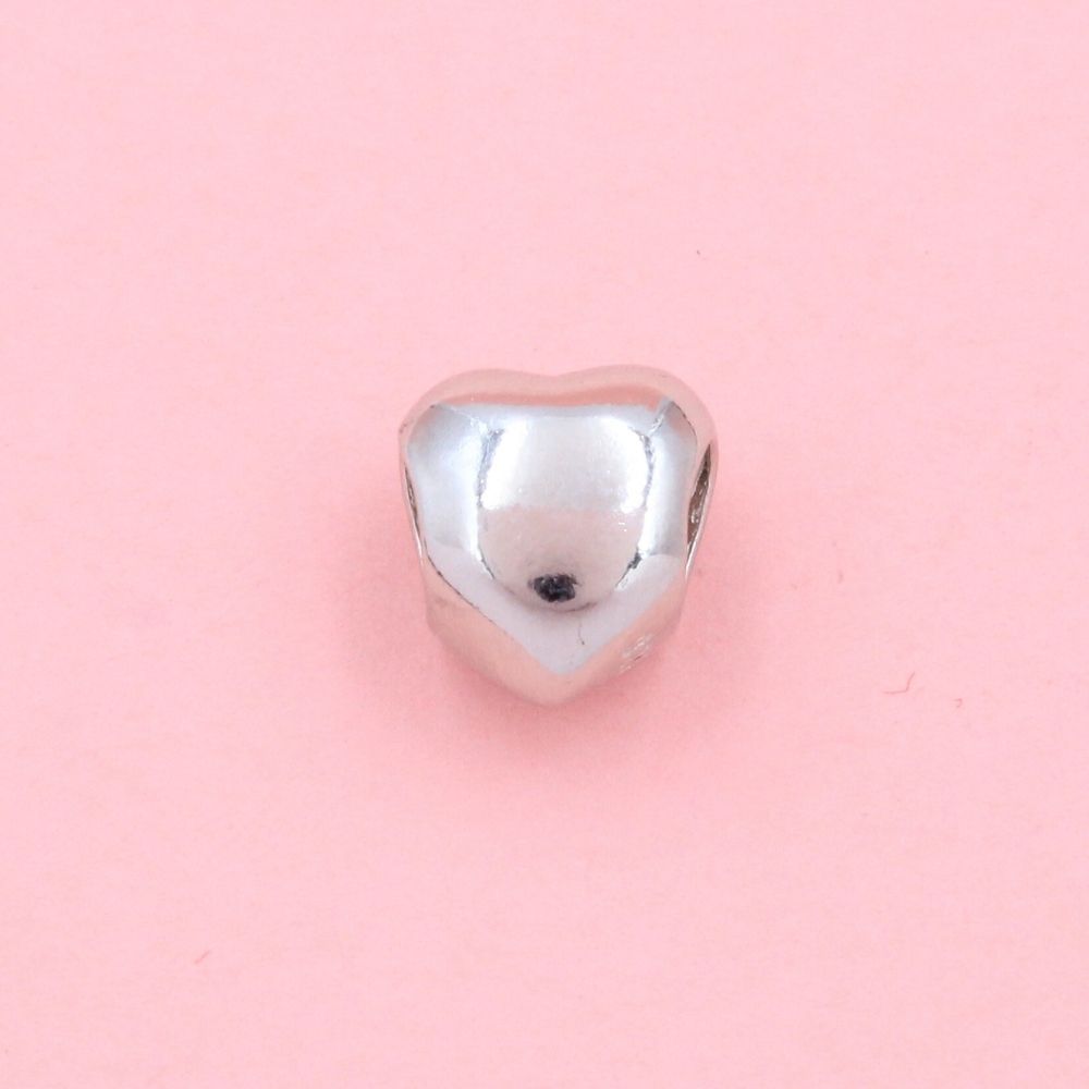 Charm de Plata .925 Corazón Liso mod. 0943