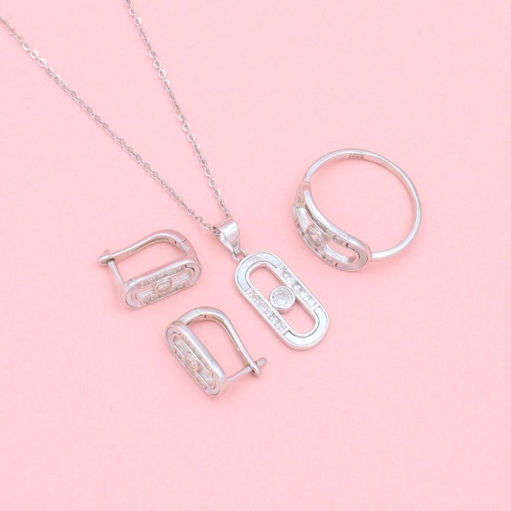 Coordinado de Plata mod. 0970