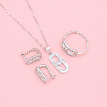 Coordinado de Plata mod. 0970