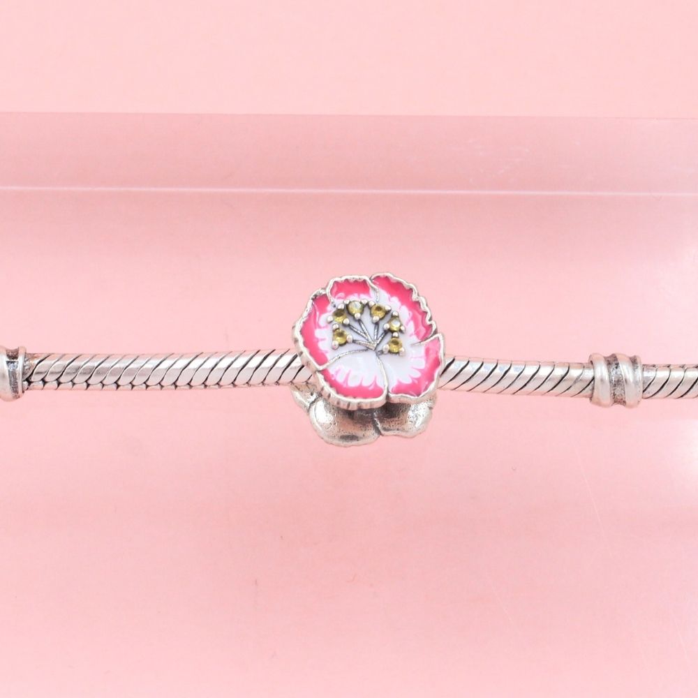 Charm de Plata .925  Flor mod. 0945