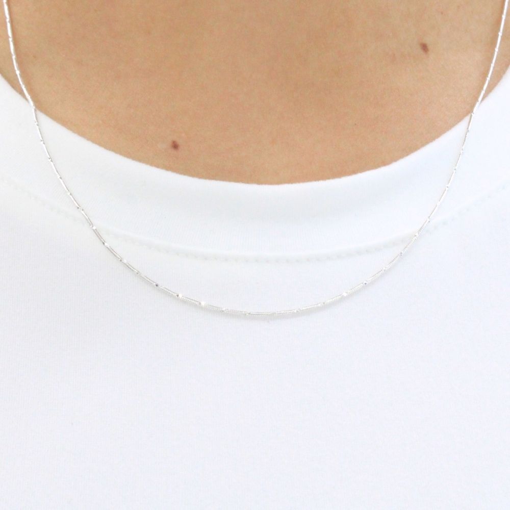 Cadena de Plata .925 Tejido Cárdamo Fino mod. 1110