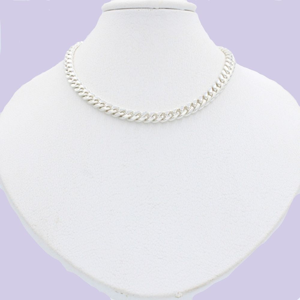 Cadena de Plata .925 Tejido Cubano Mediana mod. 1570