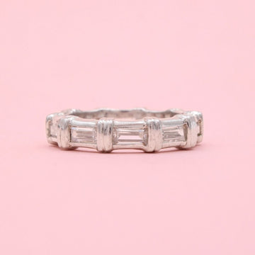 Anillo de Plata .925 Churumbela Especial con Zirconias Baguette mod. 1368