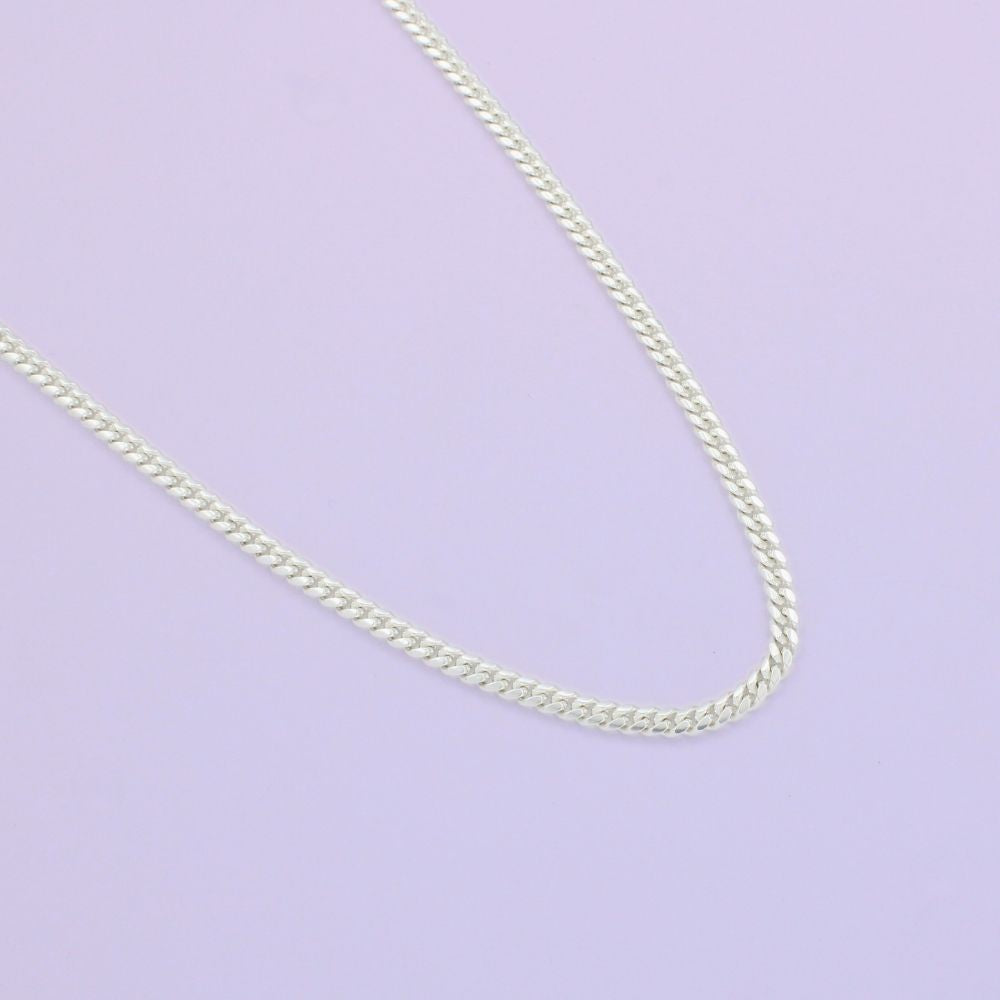 Cadena de Plata .925 Tejido Cubano Mediana mod. 1570