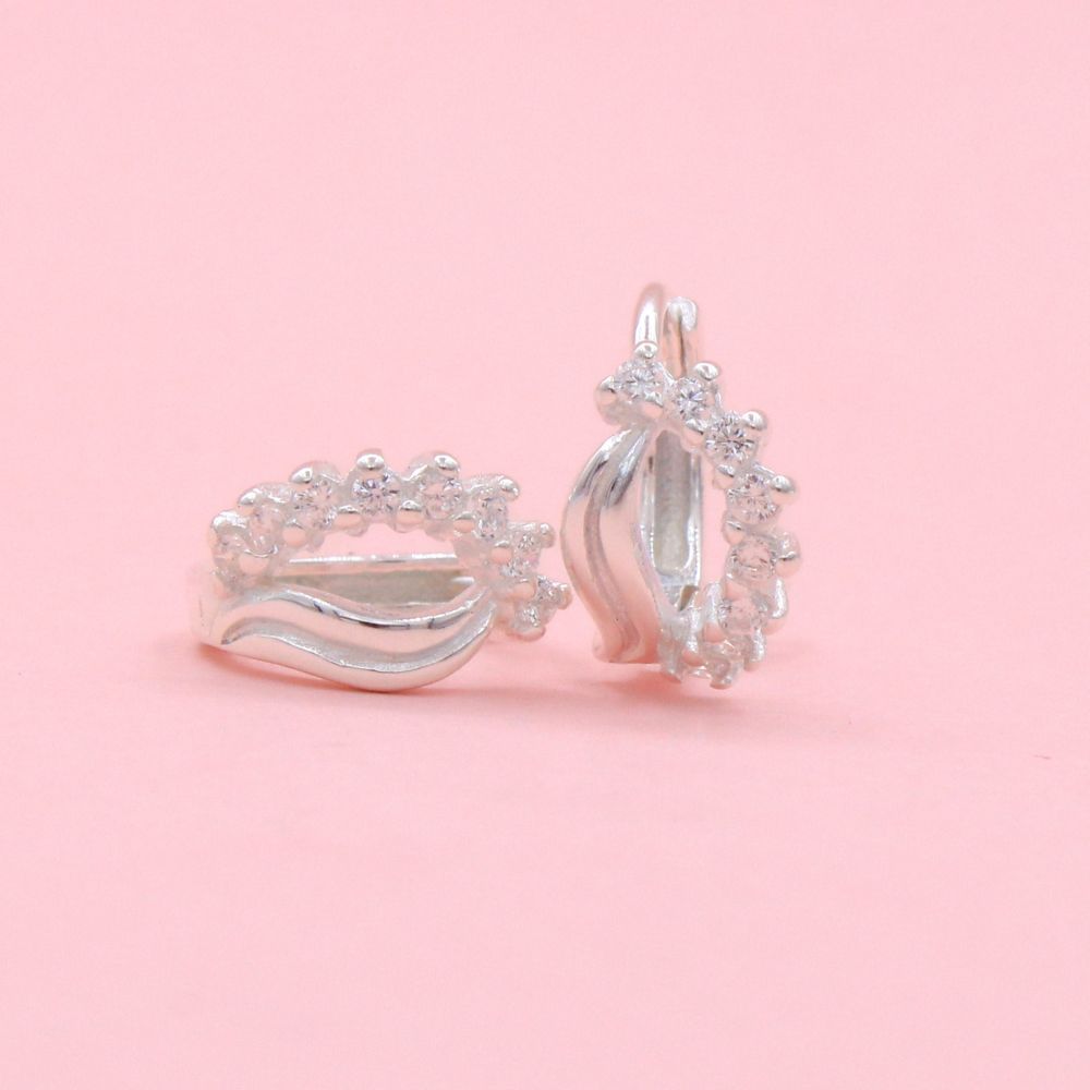 Grapa Elegante con Zirconias mod. 1412