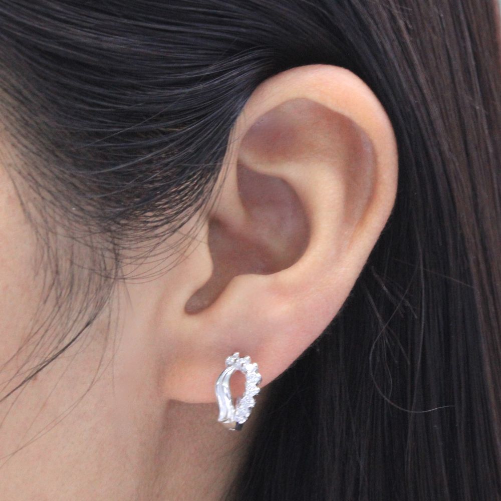 Grapa Elegante con Zirconias mod. 1412