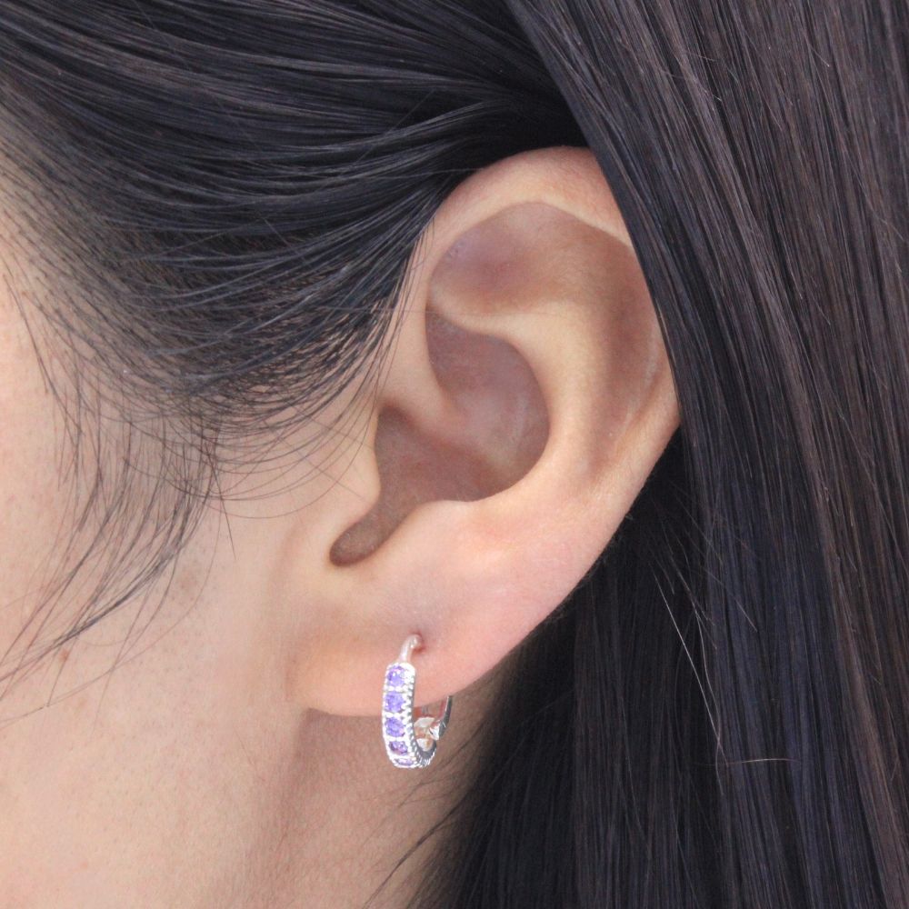 Grapa Especial con Zirconias en Color mod. 1413