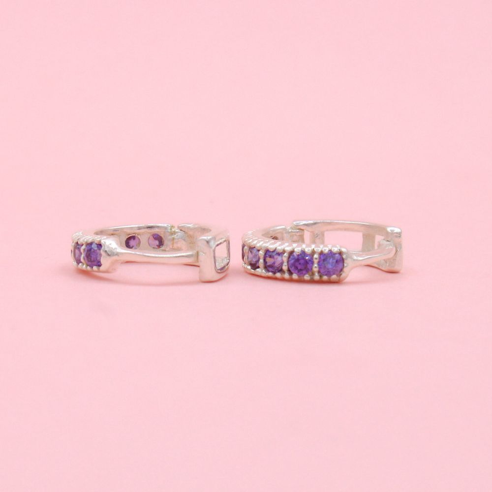 Grapa Especial con Zirconias en Color mod. 1413