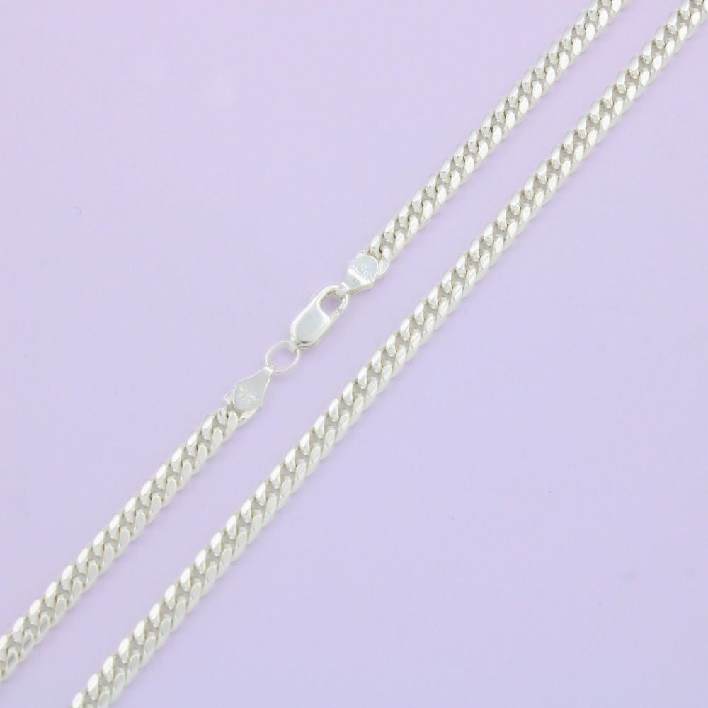 Cadena de Plata .925 Tejido Cubano Mediana mod. 1570