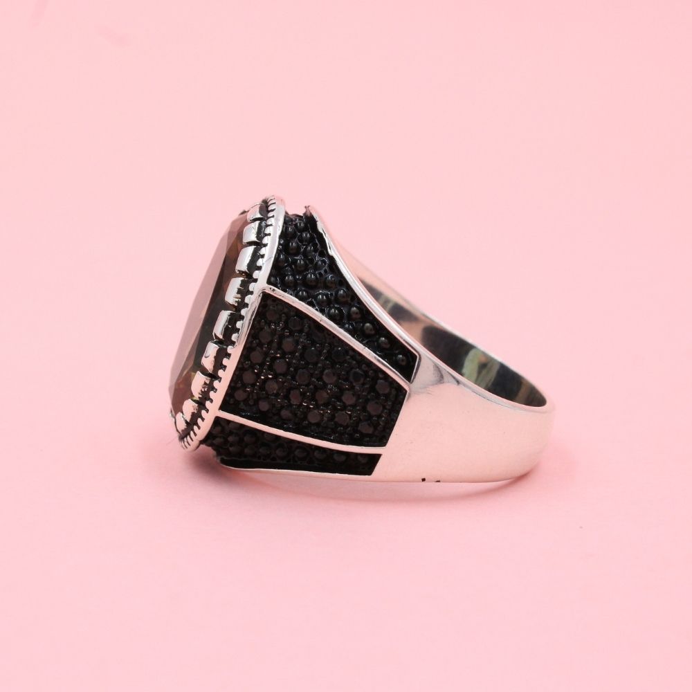 Anillo de Plata .925 Diseño Otomano con Sultanita mod. 0883