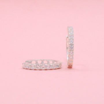 Grapa Elegante con Zirconias Alineadas mod. 1417