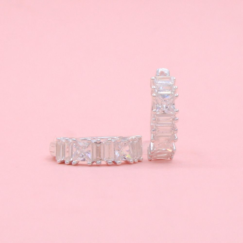 Grapa con Zirconias Corte Baguette mod. 1418