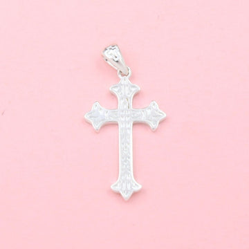 Cruz de Plata .925 Diseño Español con ZIrconias mod. 1125