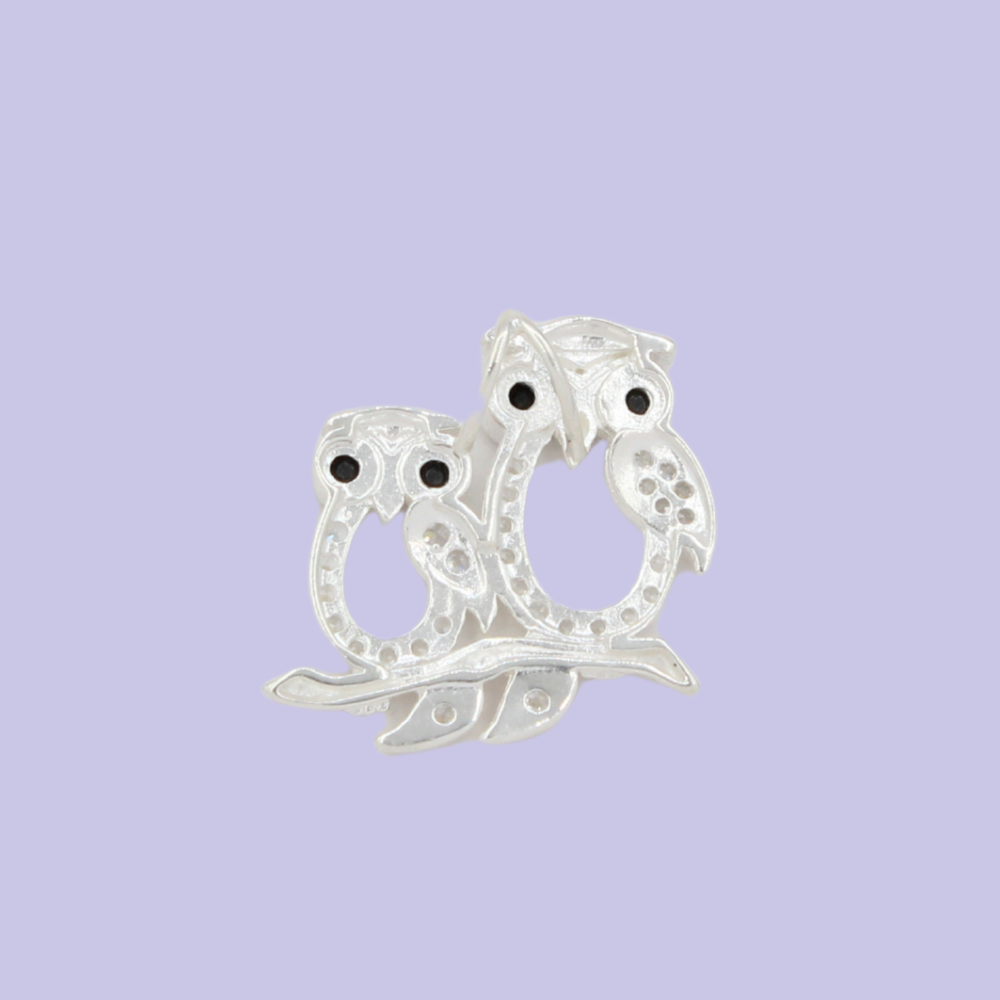 Dije de Plata .925 Pareja de Búhos mod. 2822