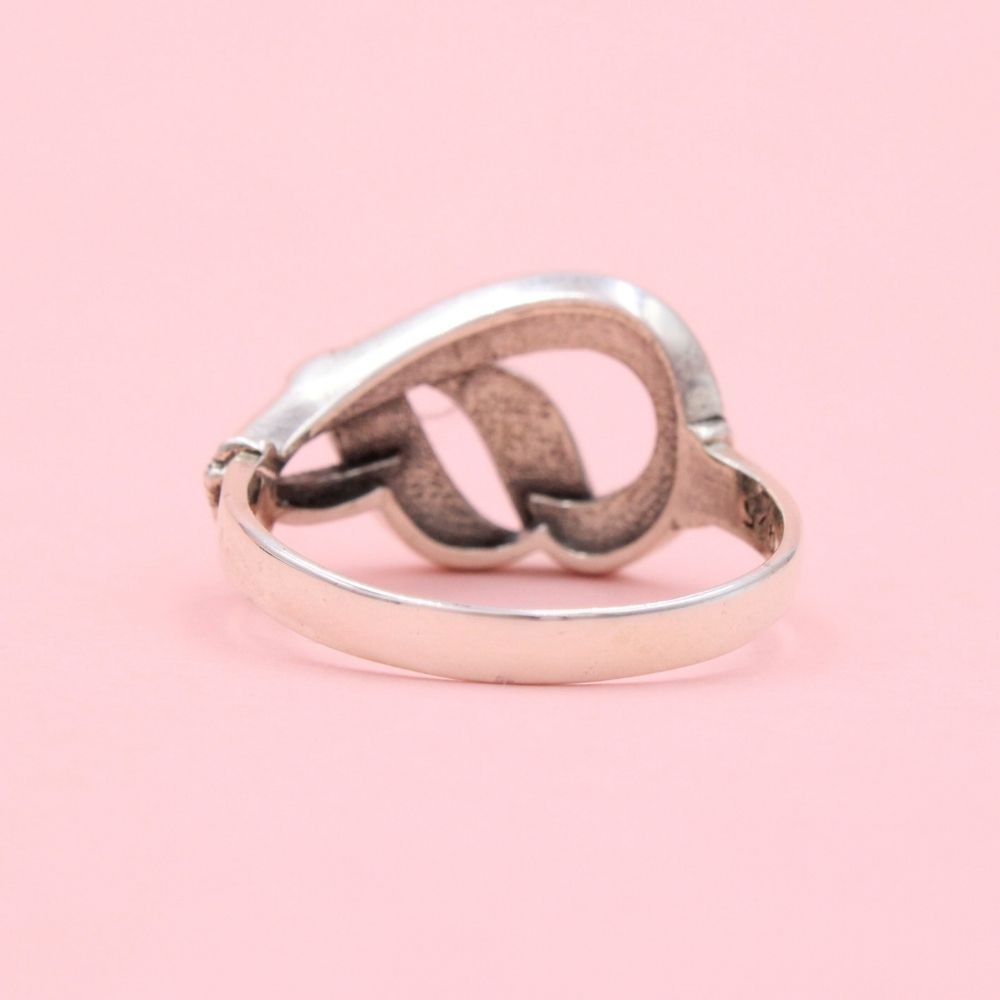 Anillo de Plata .925 Diseño de Olas de Marquesitas Finas mod. 1381