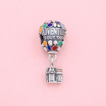 Charm de Plata .925 La Aventura Está Allá Afuera Up mod. 1298