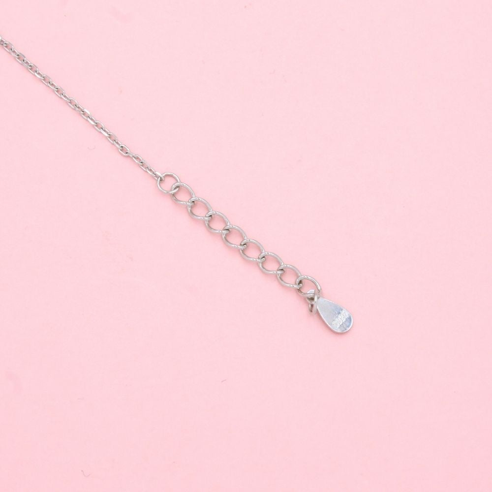 Pulsera de Plata .925 de Tejido Fino con Diseño de Ojo Turco Redondo con Incrustación Zirconias mod. 1333