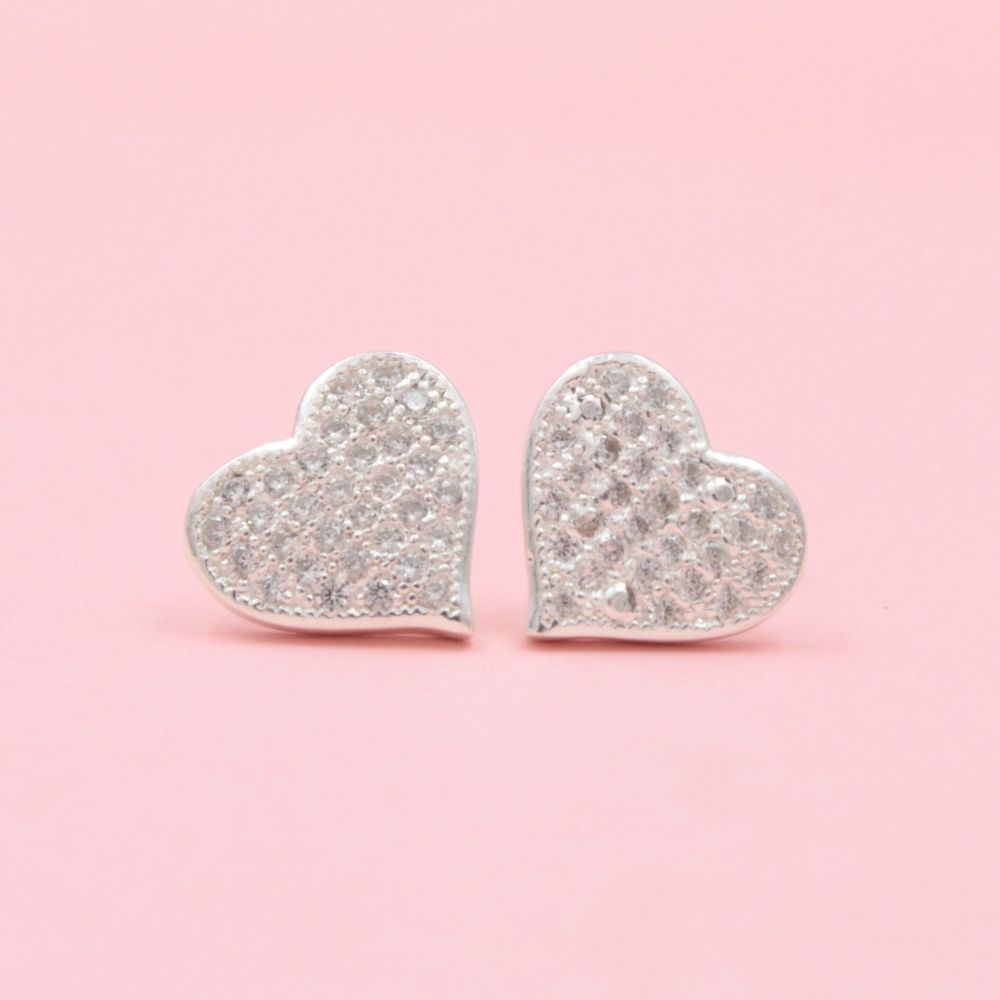 Arete de Corazón con Zirconias mod. 0777