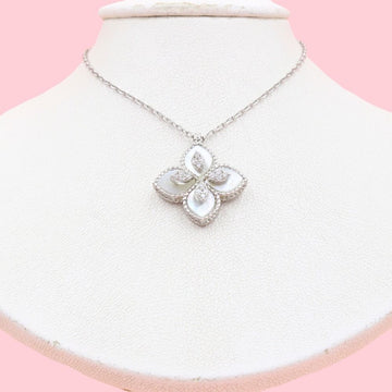 Gargantilla de Plata .925 Princess Flower de Madre Perla mod. 1187