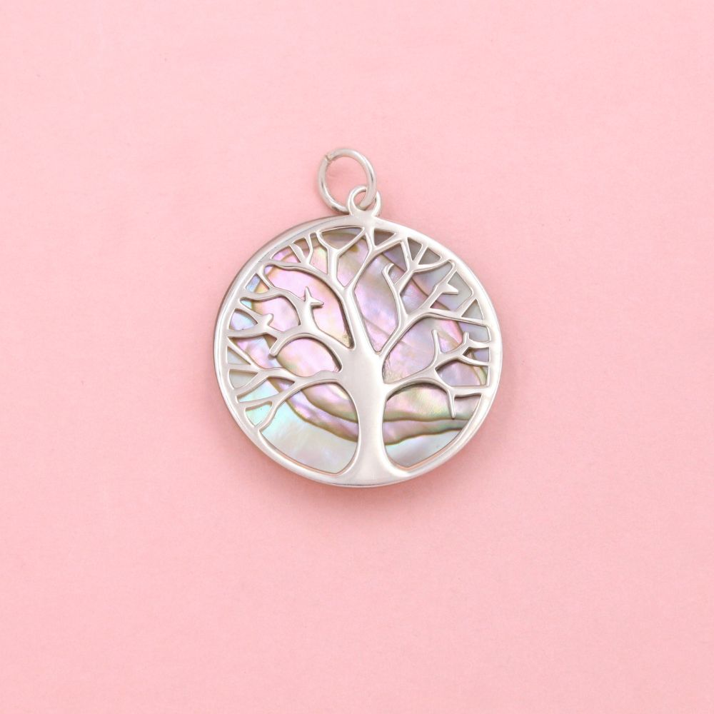 Dije con Árbol de la Vida Montado en Madre Perla mod. 0685