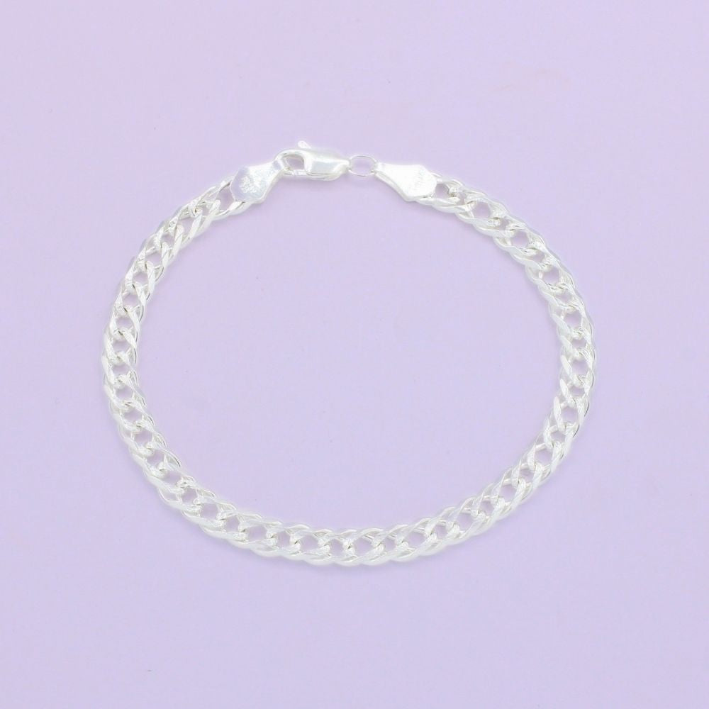 Pulsera de Plata .925 de Tejido Doble mod. 1574