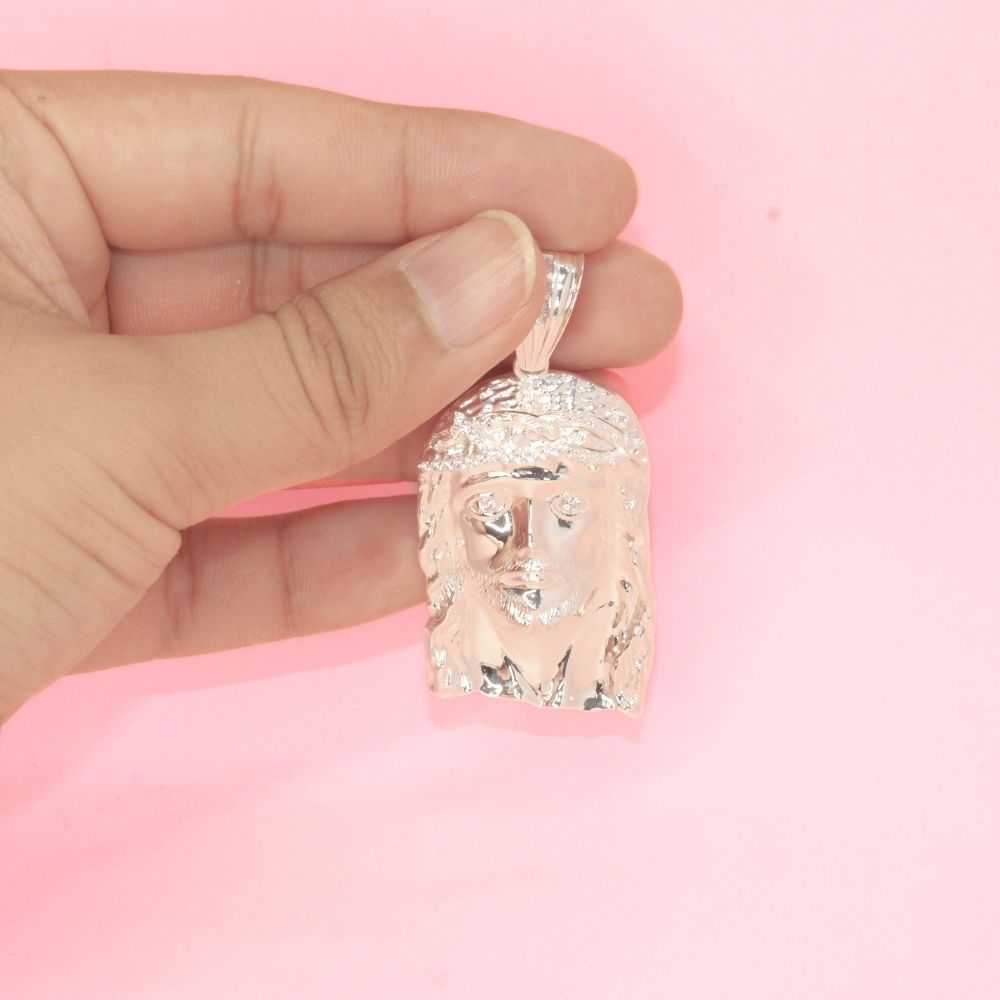 Dije Bulto de Plata .925 Rostro Divino mod. 0602