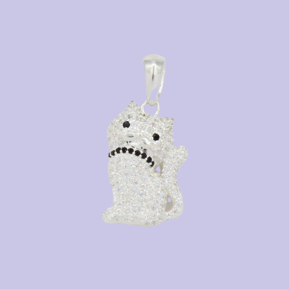 Dije de Plata .925 Gatito Pavé mod. 2827