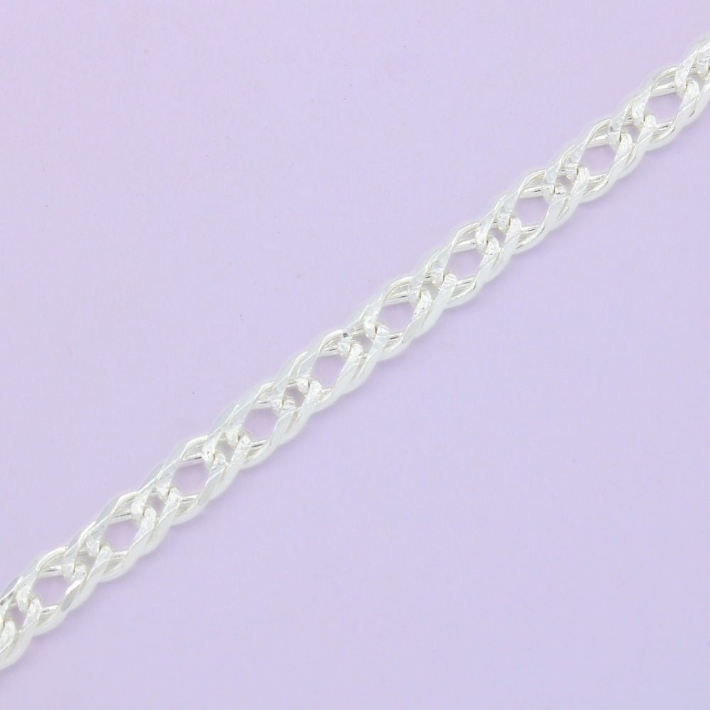 Pulsera de Plata .925 de Tejido Doble mod. 1574