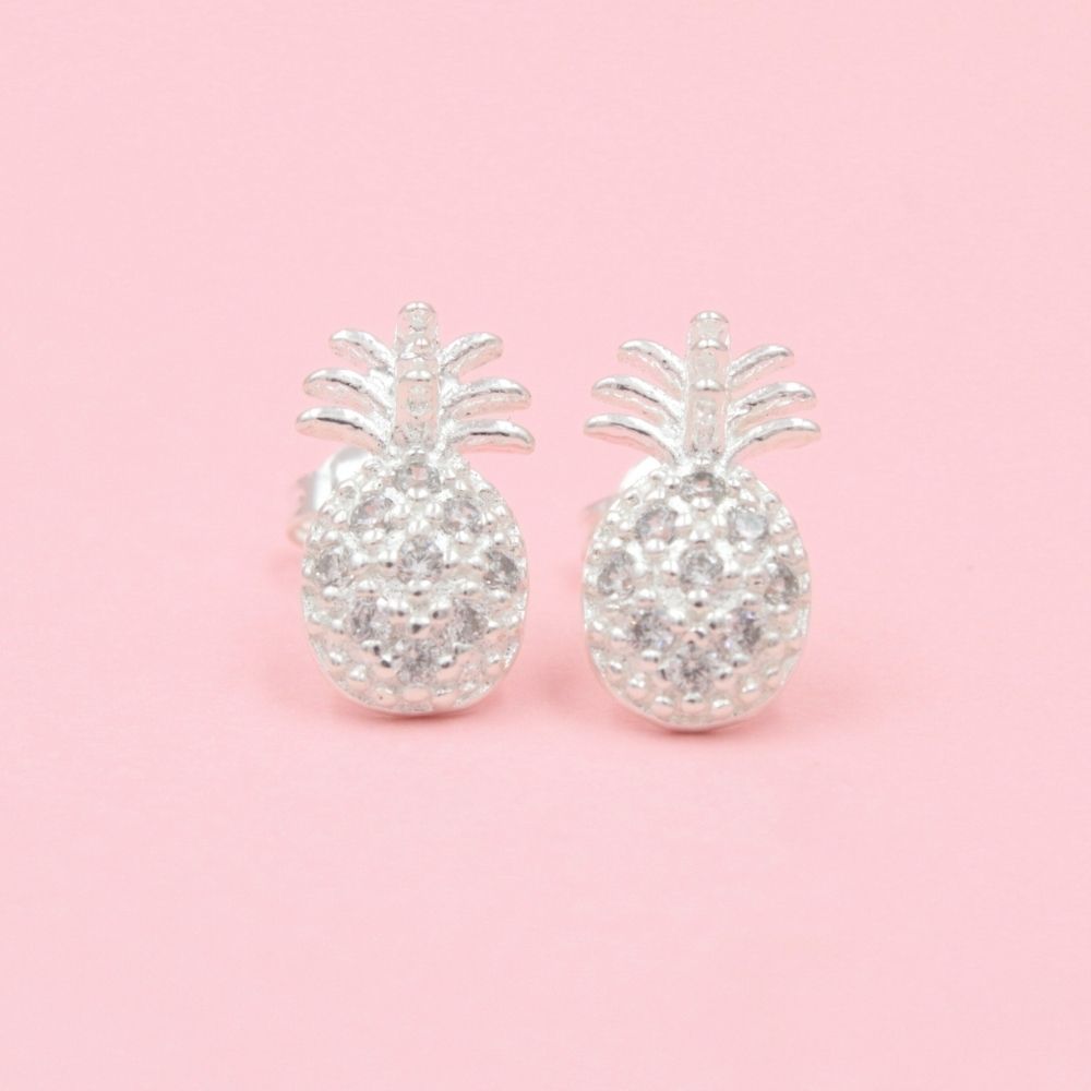 Arete Piña Brillante con Zirconias mod. 0778