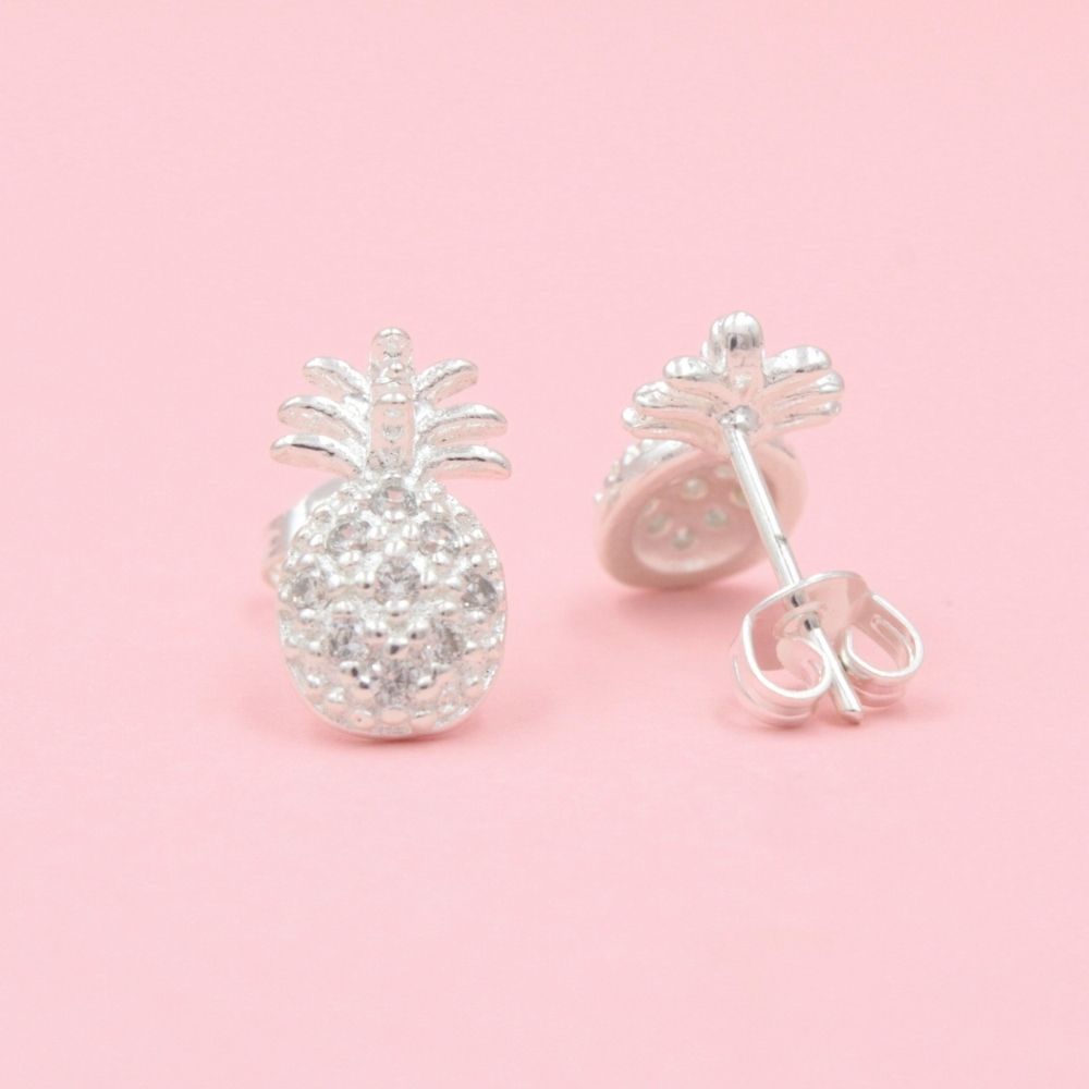 Arete Piña Brillante con Zirconias mod. 0778