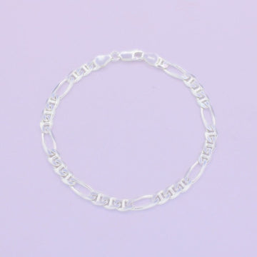 Pulsera de Plata .925 de Tejido 3x1 mod. 1575