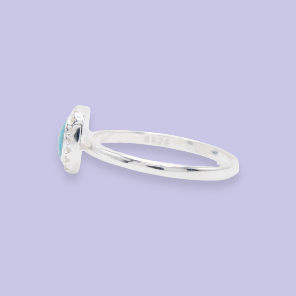 Anillo de Plata .925 Clasico Cuadrado de Mosaicos mod. 2808