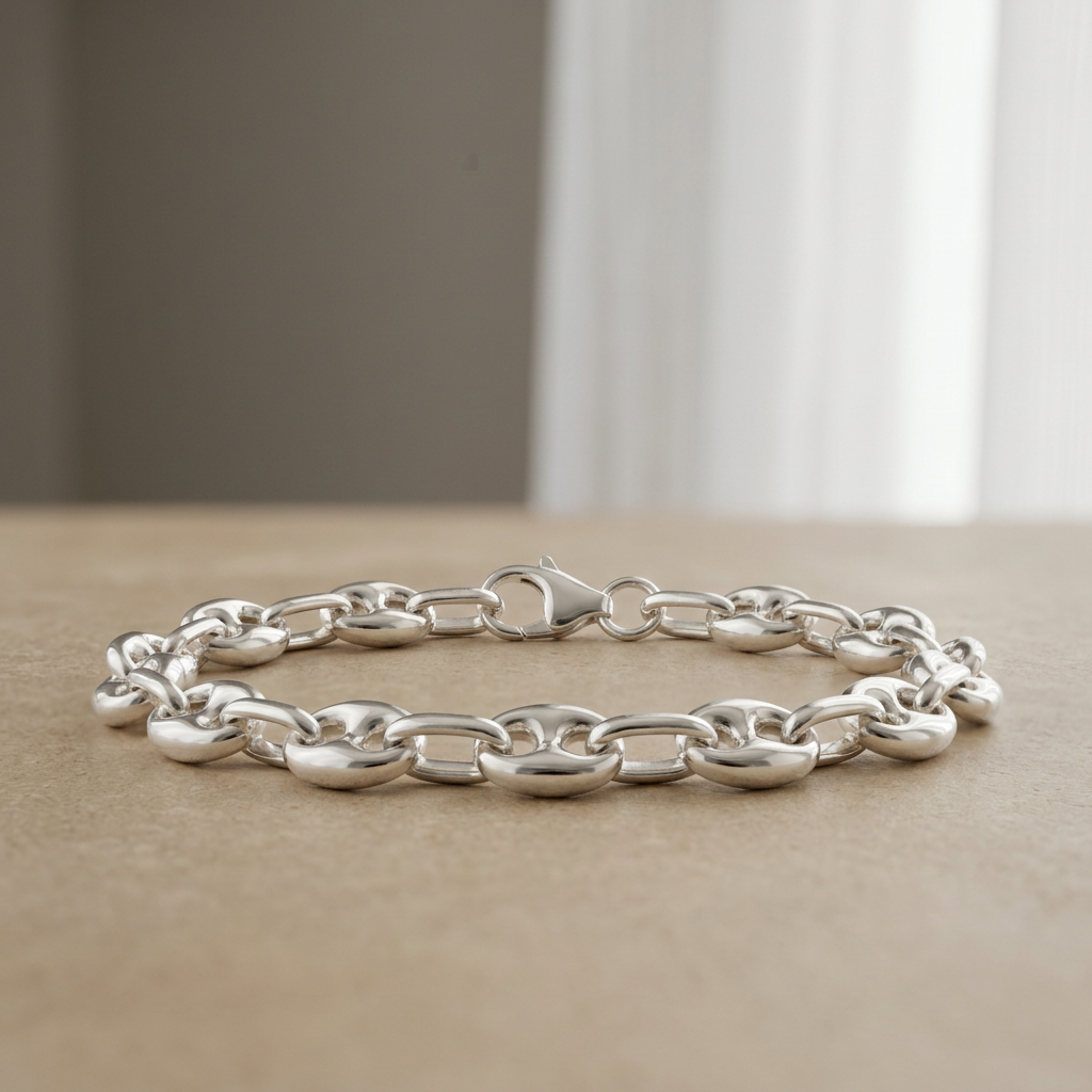 Pulsera de Plata. 925 con Tejido Marinero Delgado mod.3287