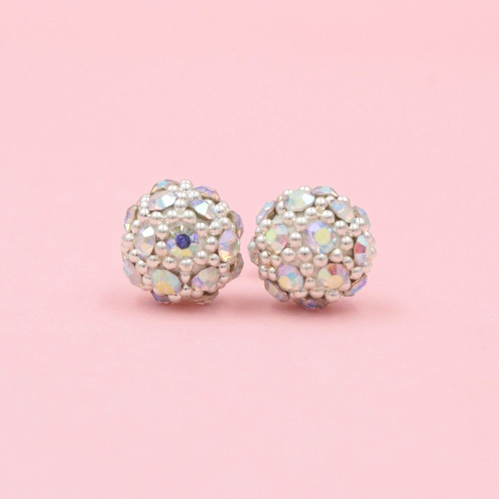 Arete Bola de Fuego con Zirconias Brillantes mod. 0780