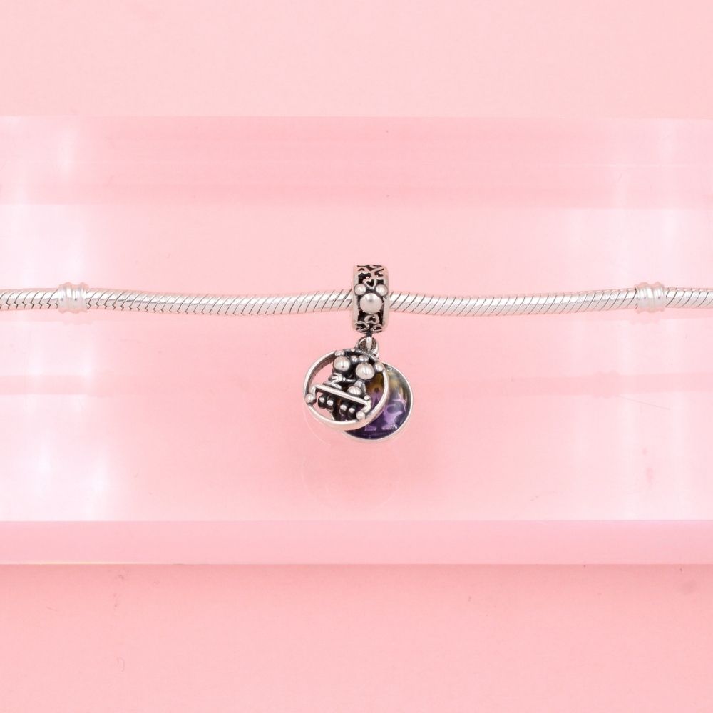 Charm de Plata .925 Mickey y Minnie Felices por Siempre mod. 1302