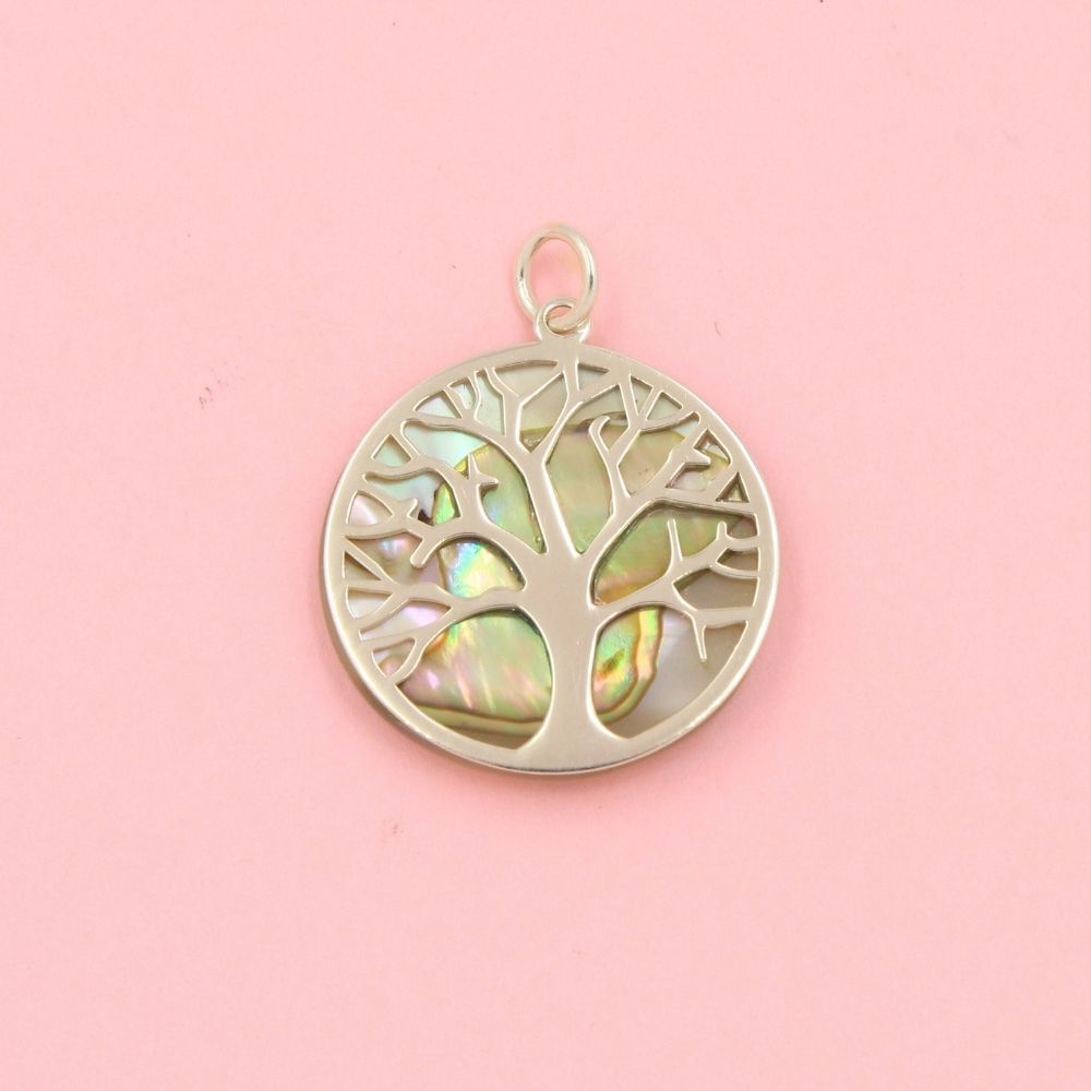 Dije con Árbol de la Vida Montado en Madre Perla mod. 0685