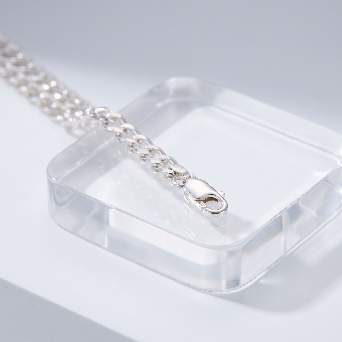 Pulsera de Plata .925. Con Tejido Planchado Doble Brillante mod. 3238