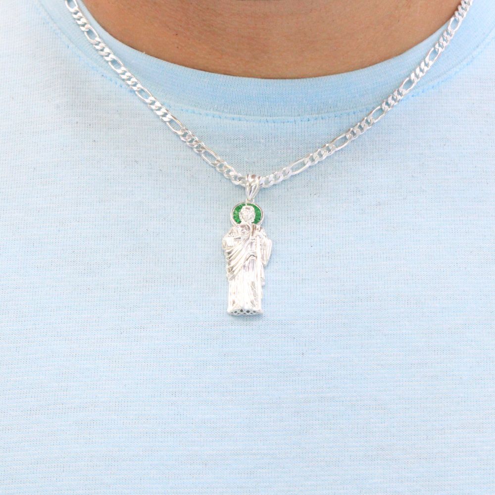 Dije de Plata .925 San Judas Religioso mod. 1164