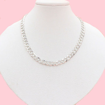 Cadena de Tejido Cubana Diamantado mod. 1418