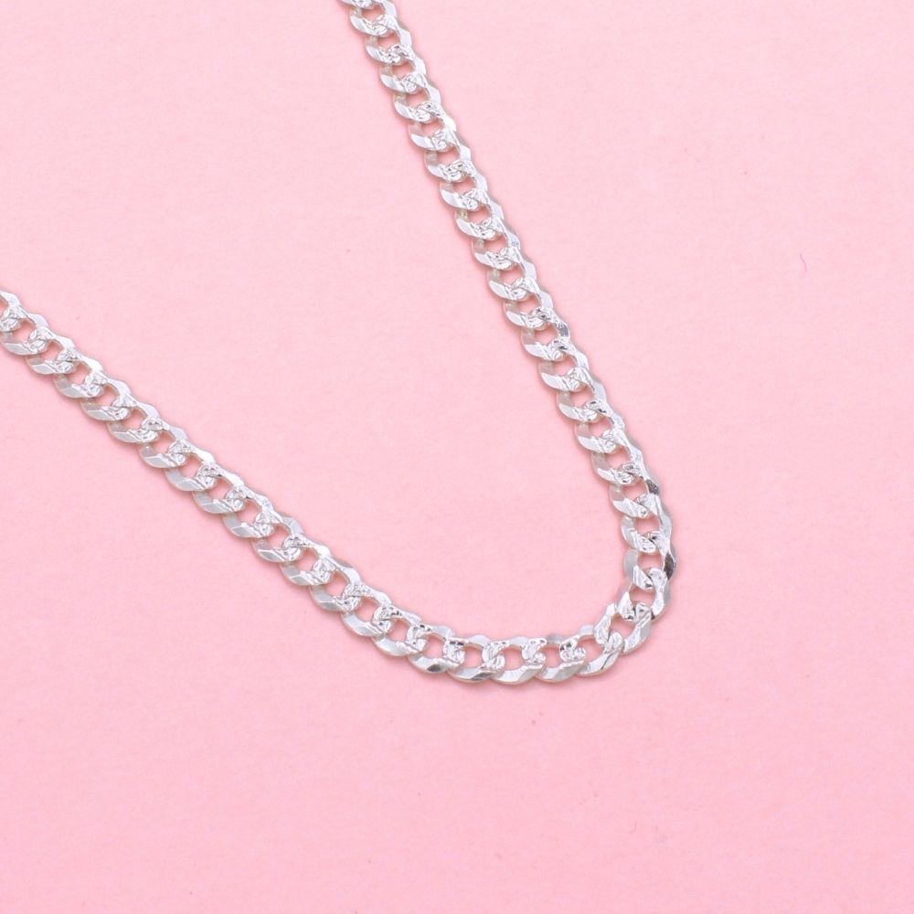 Cadena de Tejido Cubana Diamantado mod. 1418