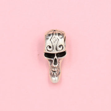 Dije de Caballero Plata .925 Calavera con Mandíbula Alargada mod. 1166