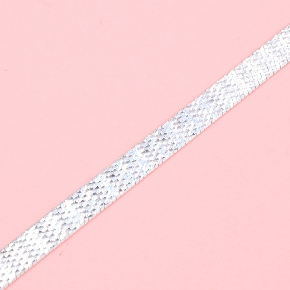 Pulsera de Plata .925 Tejido Panza de Víbora mod. 0983