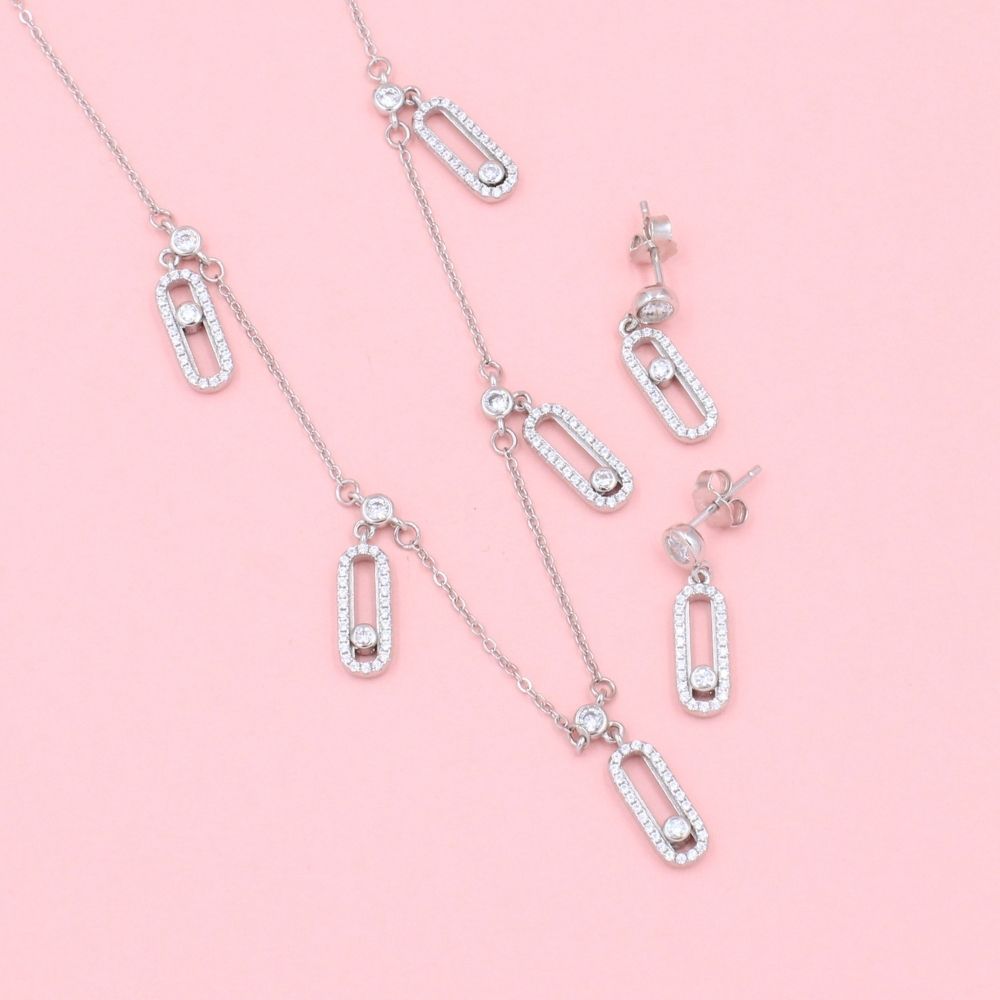 Coordinado de Plata mod. 0957