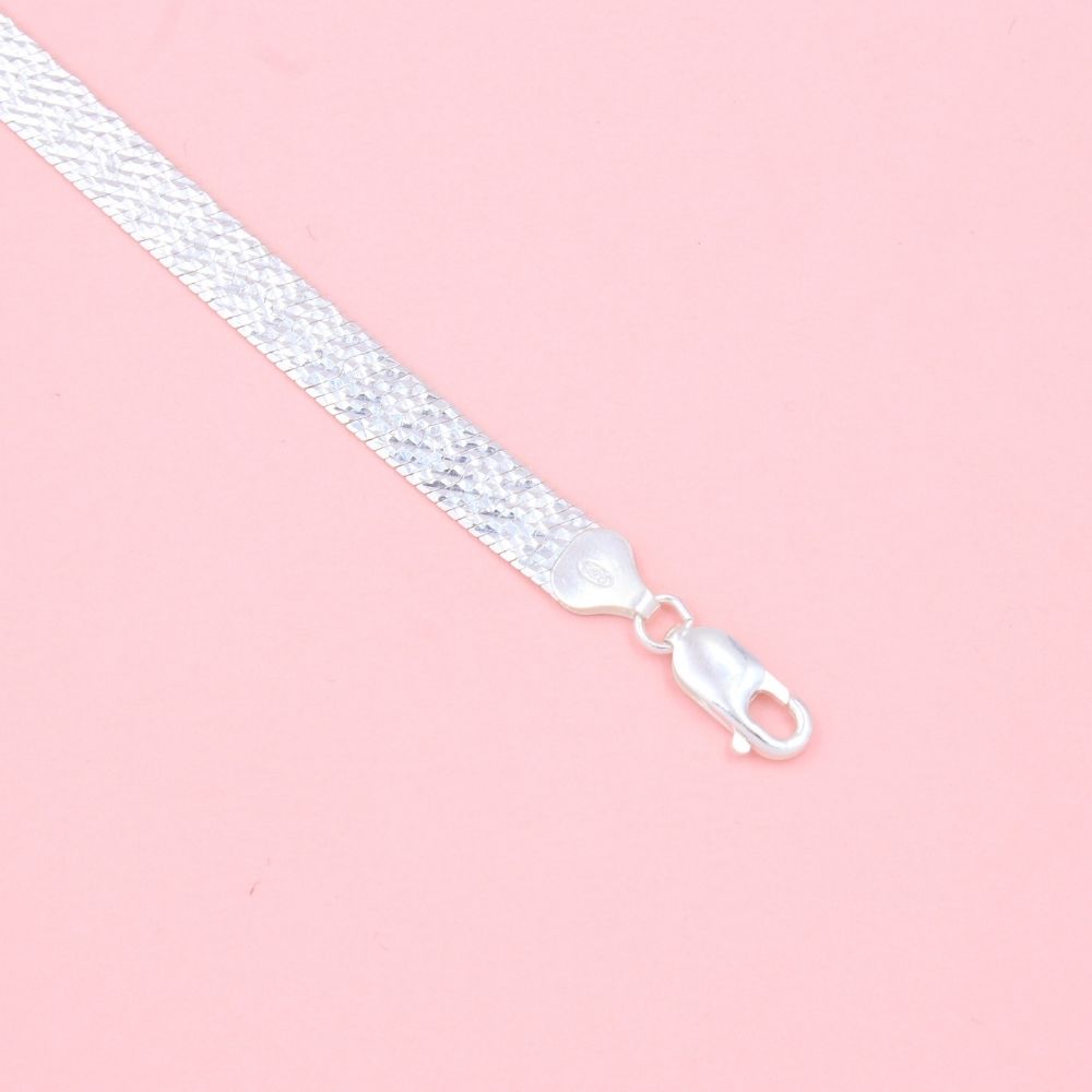 Pulsera de Plata .925 Tejido Panza de Víbora mod. 0983