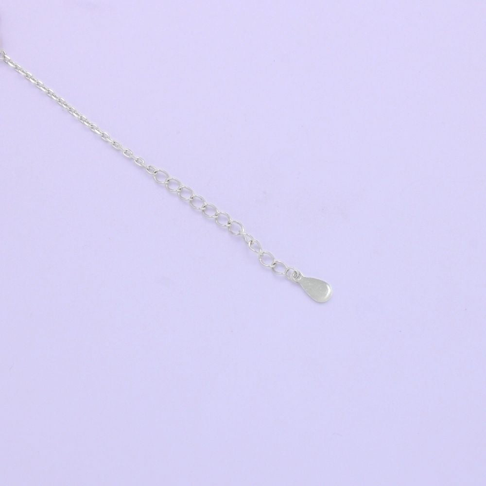 Pulsera de Plata .925 Diseño de Tréboles con Madre Perla mod. 1464