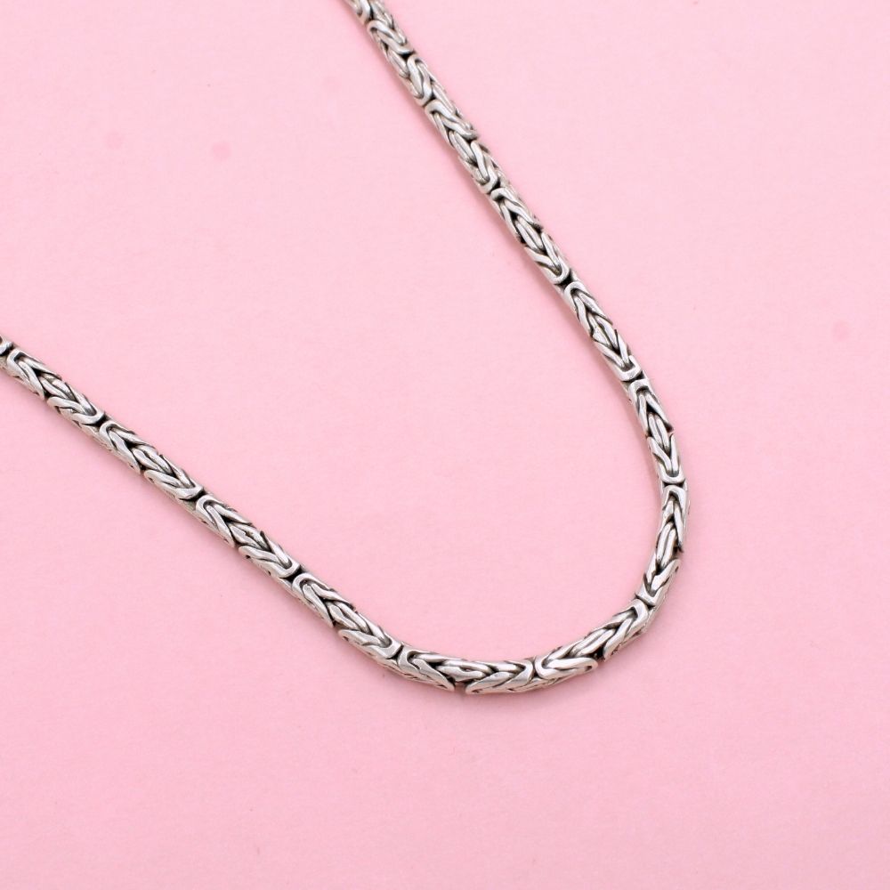 Cadena de Tejido Bizantino con Color Oxidado mod. 1421