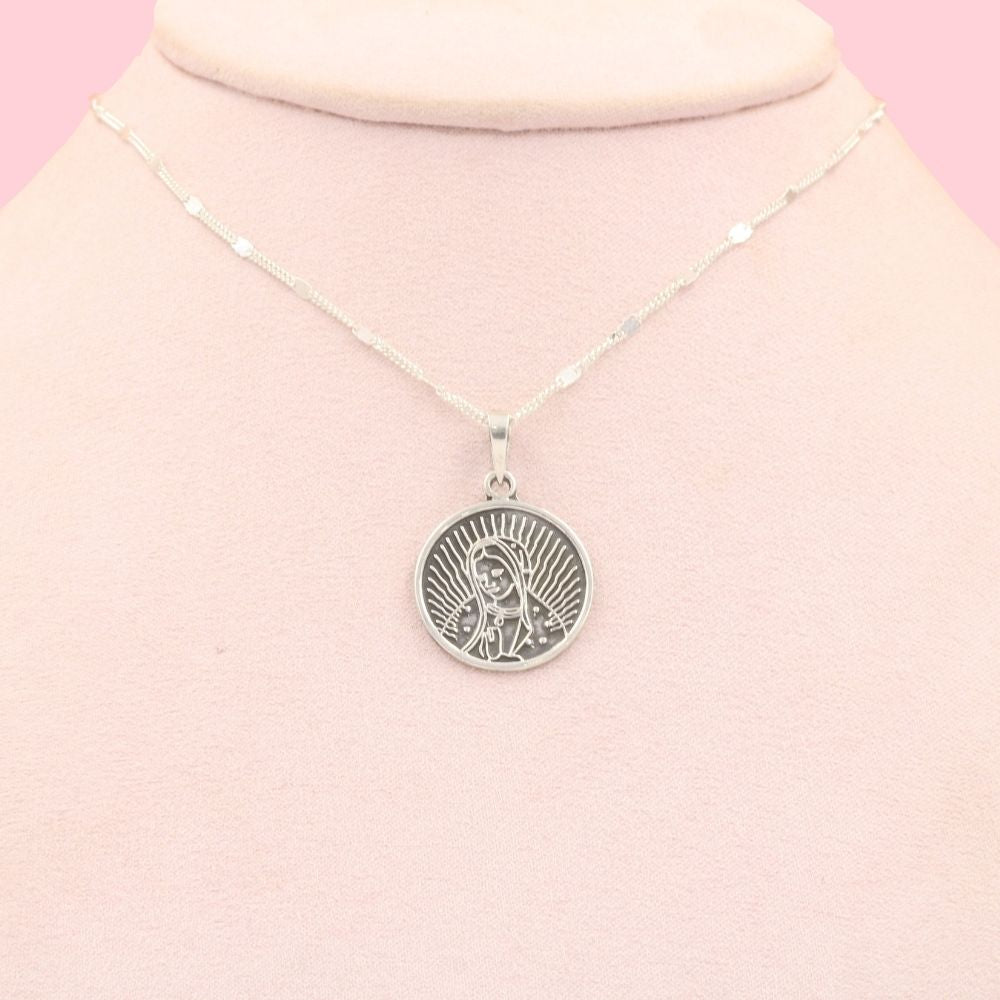 Medalla de la Virgen Guadalupe Estilo Rodizado mod. 0637