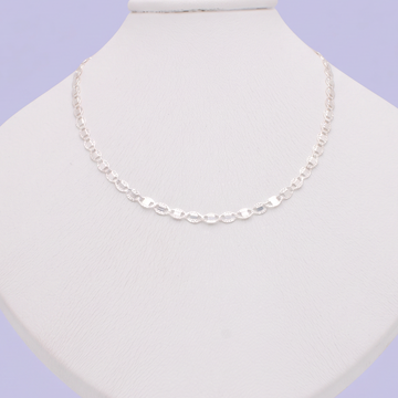 Cadena de Plata .925 Tejido Navaja con Diamantado Especial mod. 3213