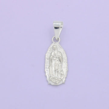 Medalla de Plata .925 de la Virgen Guadalupe  mod. 1584